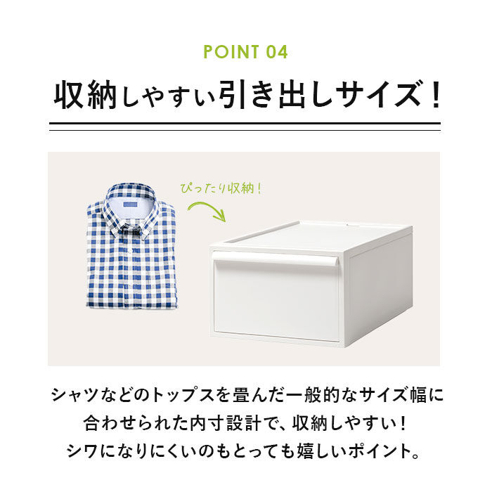like-it「収納ケース 引き出し 通販 クローゼットシステム M 3個組 ライクイット like it 収納」|その他|