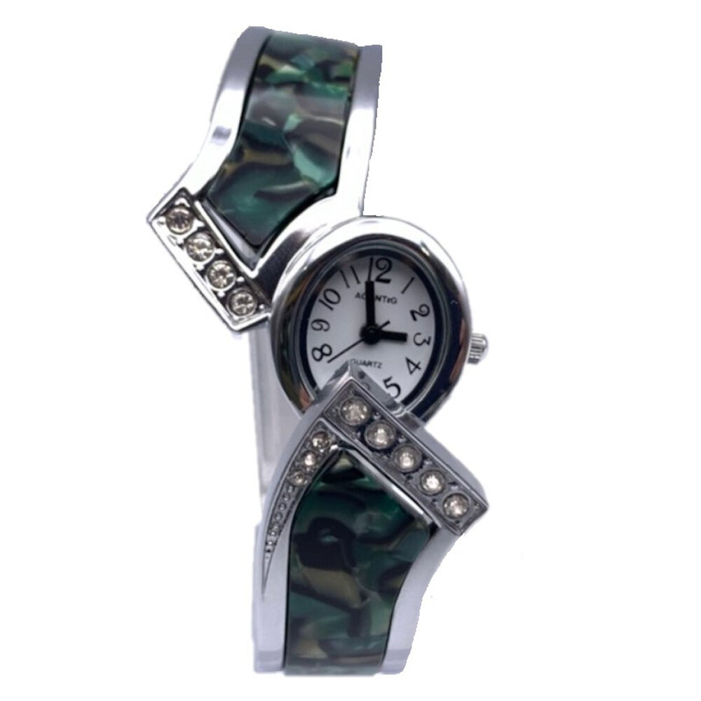 BACKYARD FAMILY「バングルウォッチ レディース 通販 腕時計 リストウォッチ レディースウォッチ 時計 かわいい」|腕時計|グリーン1