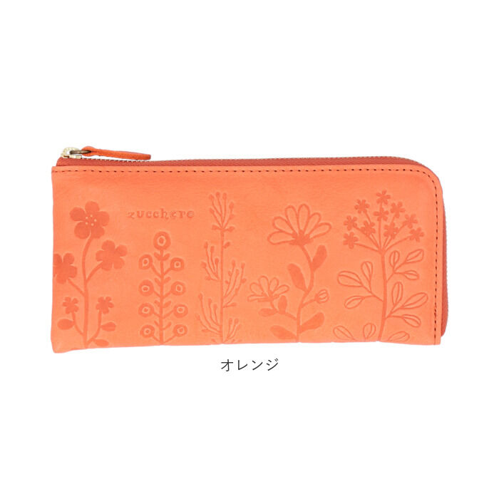 BACKYARD FAMILY「ズッケロ 財布 55433 zucchero 通販 長財布 長サイフ 花柄デザインL字長財布 本革」|財布|