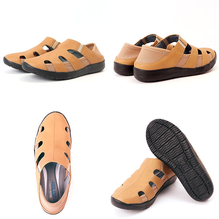 BACKYARD FAMILY「パンジー 靴 レディース 4335 通販 Pansy サンダル 夏 春 おしゃれ メッシュ 軽量」|サンダル|