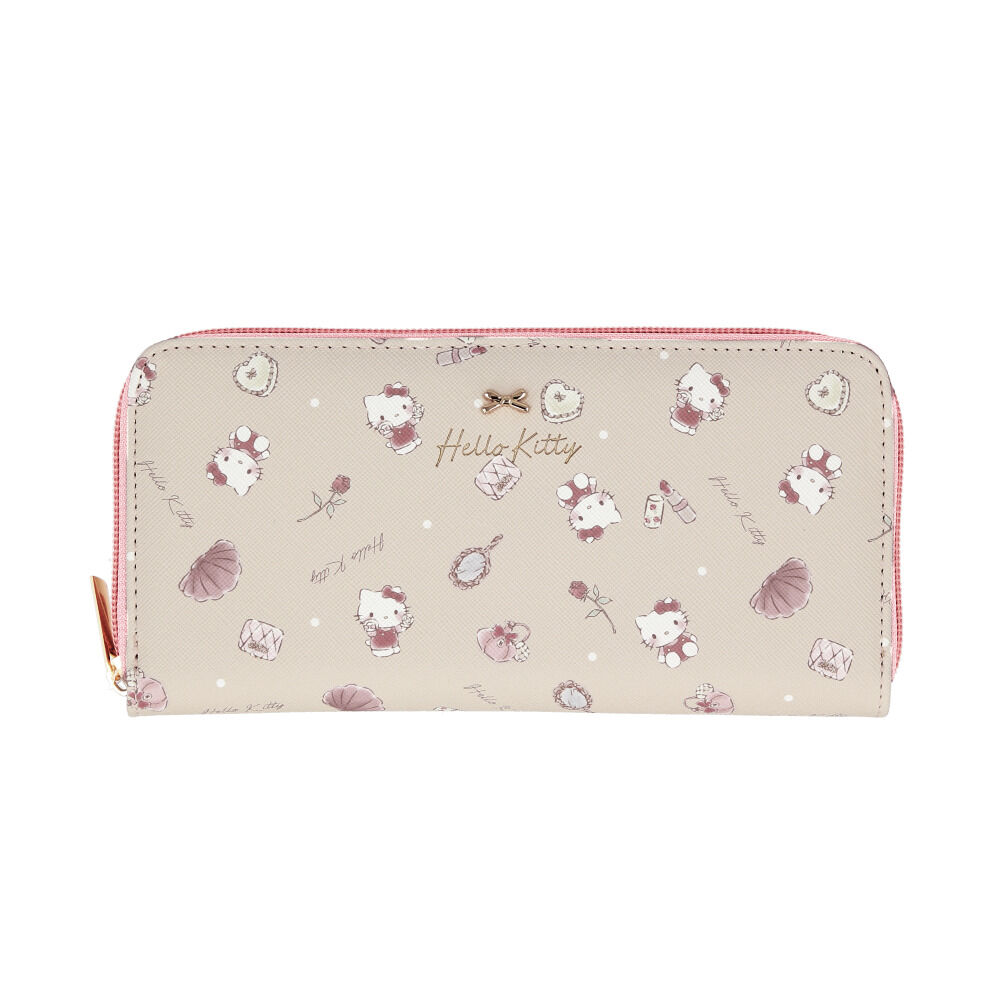 BACKYARD FAMILY「サンリオ 長財布 通販 財布 ロングウォレット レディース 大容量 かわいい ラウンドファスナー」|財布|レッド1