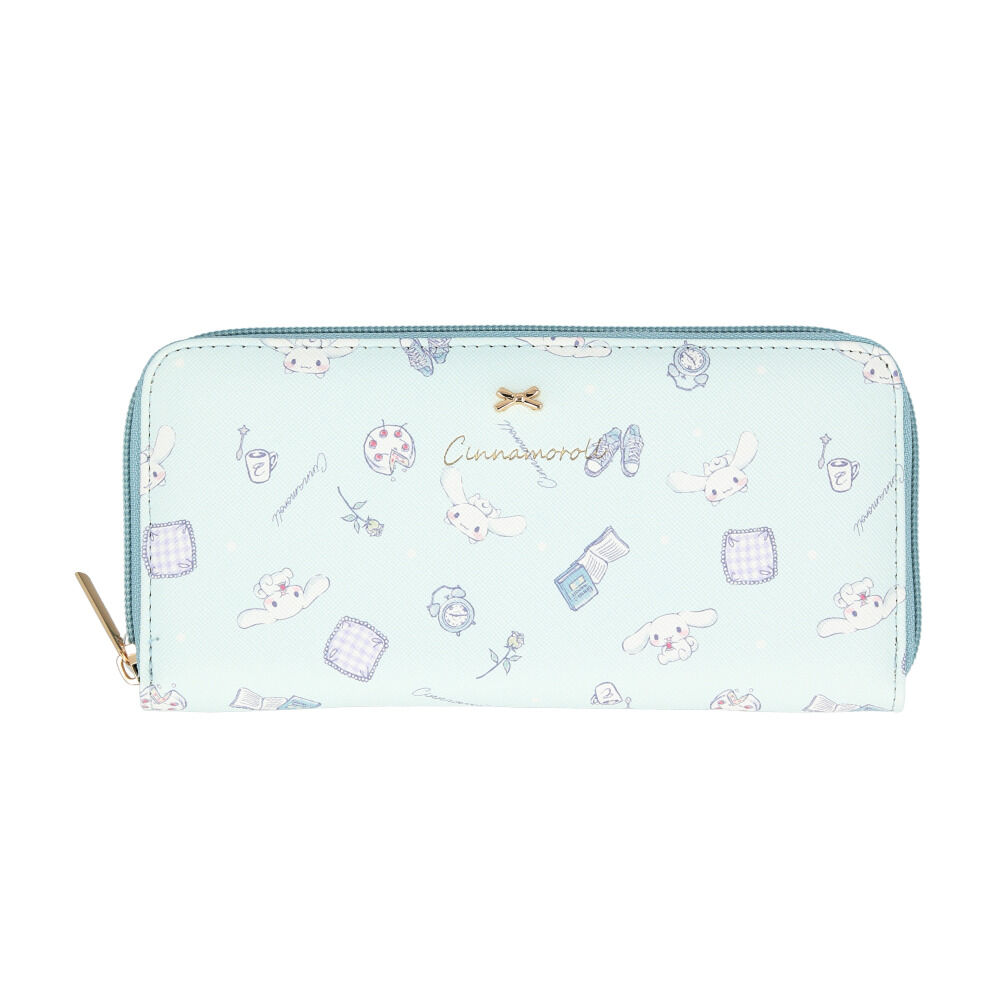 BACKYARD FAMILY「サンリオ 長財布 通販 財布 ロングウォレット レディース 大容量 かわいい ラウンドファスナー」|財布|ブルー3