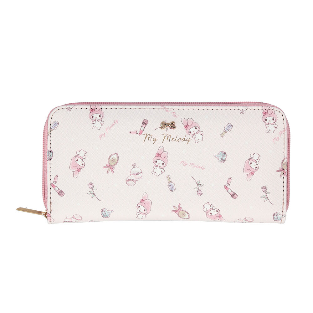 BACKYARD FAMILY「サンリオ 長財布 通販 財布 ロングウォレット レディース 大容量 かわいい ラウンドファスナー」|財布|ピンク1