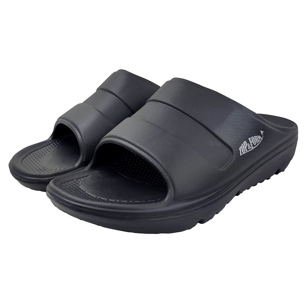 BACKYARD FAMILY「リカバリーサンダル メンズ 通販 サンダル ビーチサンダル 室内履き 疲労軽減 負担軽減」|サンダル|ブラック1