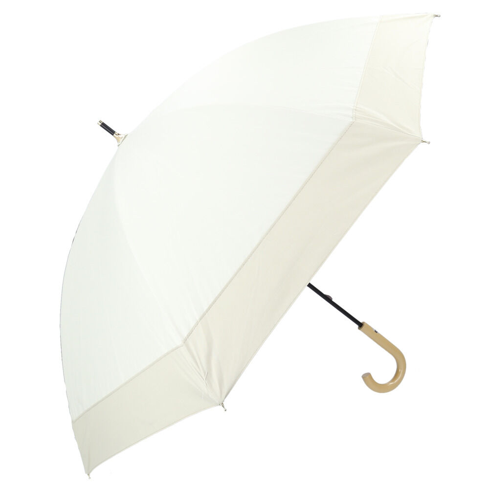 BACKYARD FAMILY「傘 レディース 大人 通販 長傘 50cm 晴雨兼用 かさ カサ 雨傘 日傘 晴雨兼用傘」|傘|ホワイト1