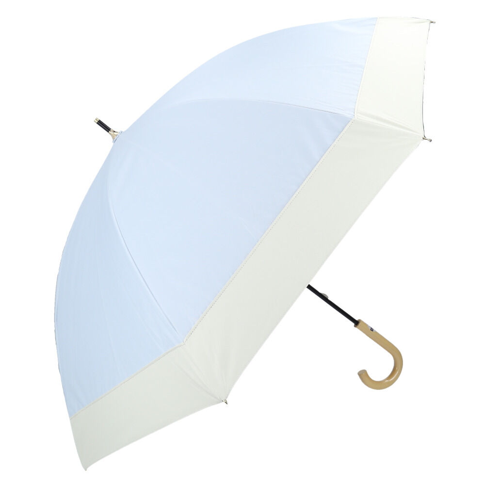 BACKYARD FAMILY「傘 レディース 大人 通販 長傘 50cm 晴雨兼用 かさ カサ 雨傘 日傘 晴雨兼用傘」|傘|ブルー2