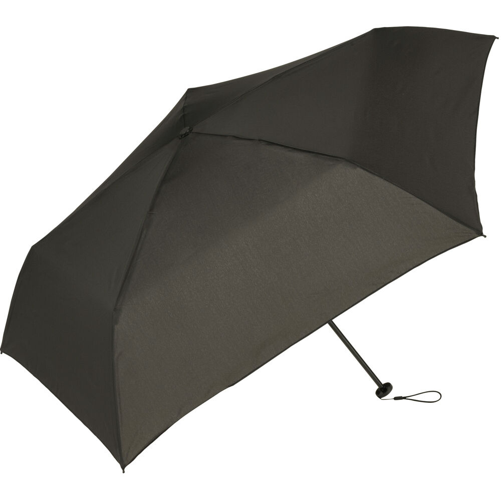 BACKYARD FAMILY「because ビコーズ 折りたたみ傘 軽量 通販 親骨 55cm 耐風 風に強い 雨傘」|傘|ブラック1
