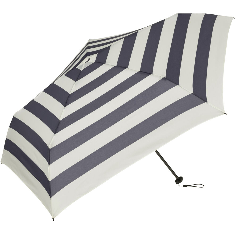 BACKYARD FAMILY「because ビコーズ 折りたたみ傘 軽量 通販 親骨 55cm 耐風 風に強い 雨傘」|傘|ブルー2