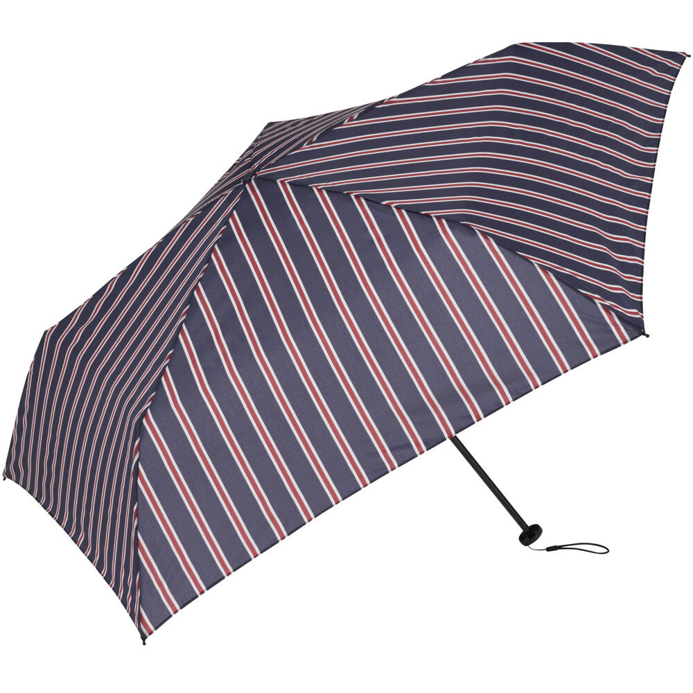 BACKYARD FAMILY「because ビコーズ 折りたたみ傘 軽量 通販 親骨 55cm 耐風 風に強い 雨傘」|傘|ブルー3