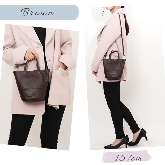 BACKYARD FAMILY「バケツ型 トートバッグ 通販 バケツ型バッグ 牛革 レザー レザーバケツ型 2WAYトートバッグ」|トートバッグ|