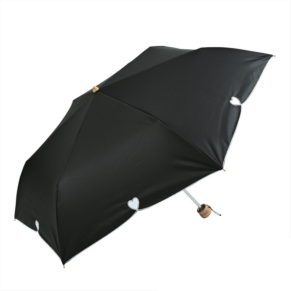 BACKYARD FAMILY「nifty colors 折りたたみ傘 50cm 通販 折り畳み傘 傘 かさ カサ 雨傘 婦人傘」|傘|ブラック1