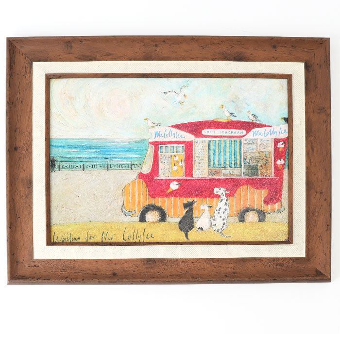 BACKYARD FAMILY「サムトフト 絵画 通販 約 30cm &times; 39cm Sam toft アートフレーム おしゃれ」|その他|