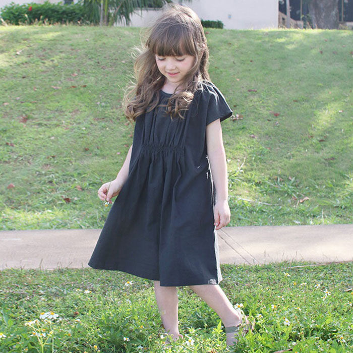 BACKYARD FAMILY「半袖 ワンピース キッズ 通販 半袖ワンピース 10006287 ワンピ 夏 女の子 綿麻」|その他|