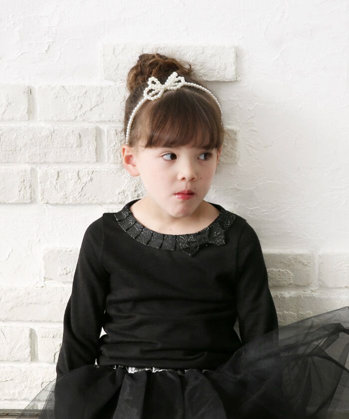 BACKYARD FAMILY「女の子 キッズ 長袖 Tシャツ 通販 ロンT 73022402 長袖Tシャツ カットソー リボン」|その他|