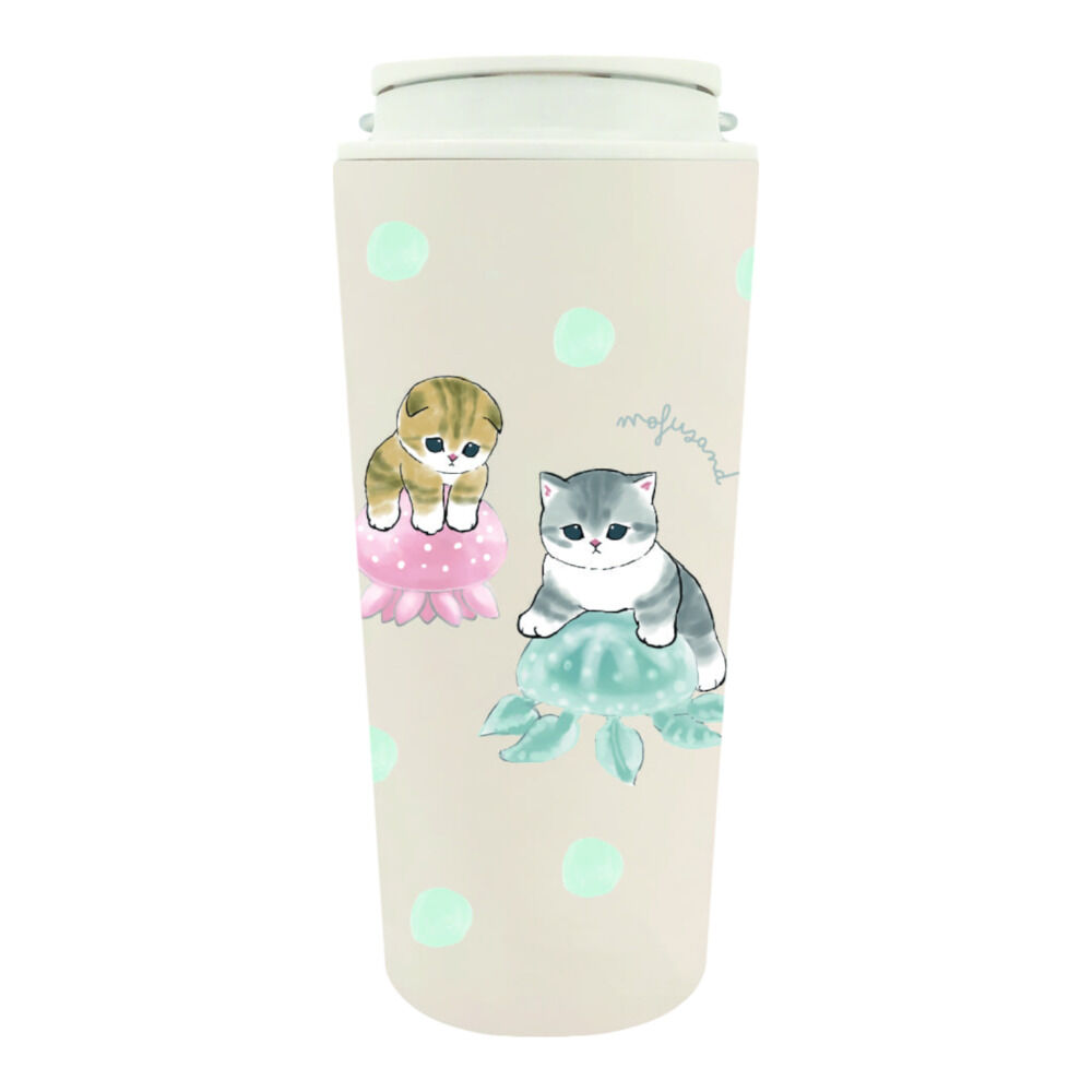 BACKYARD FAMILY「タンブラー 水筒 430ml 通販 mofusando モフサンド ステンレスボトル 持ち運び」|食器・キッチングッズ|ホワイト1