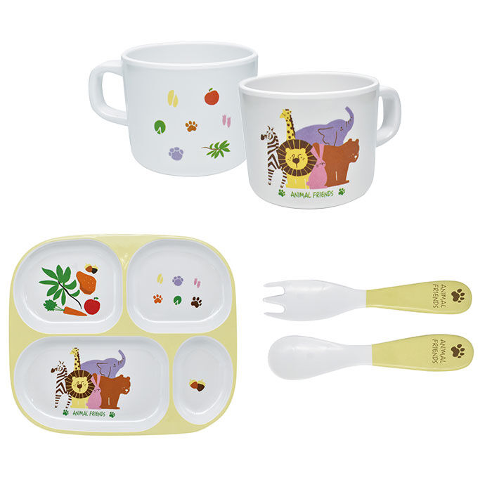 BACKYARD FAMILY「食器 ギフトセット ベビー メラミン 通販 食器ギフトセット 食器セット ワンプレート カップ」|その他ベビー用品|
