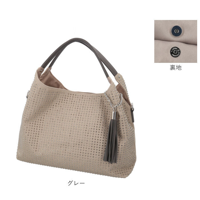 BACKYARD FAMILY「トートバッグ レディース 通販 手提げバッグ ショルダーバッグ 2WAY 肩掛け タッセルチャーム」|トートバッグ|