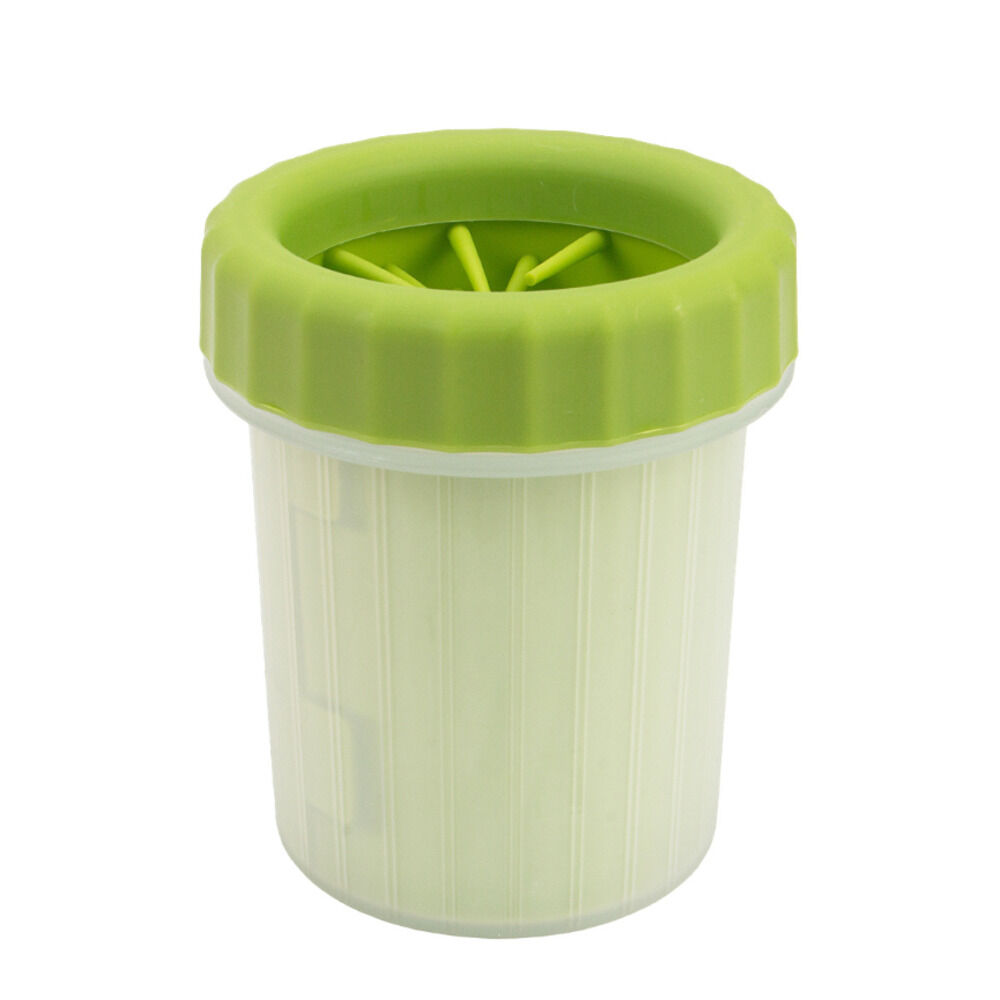 BACKYARD FAMILY「犬 散歩後 足洗い カップ 通販 足洗いカップ 足洗いブラシ お散歩 足洗い用カップ 泥落とし」|その他|グリーン1