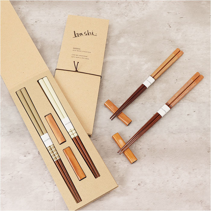 BACKYARD FAMILY「イシダ 夫婦箸 通販 日本製 ペア 箸 ギフト 箸置き セット エシカルBOX お箸 めおと箸」|食器・キッチングッズ|