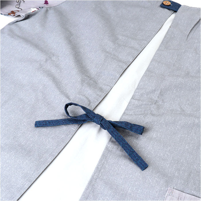 BACKYARD FAMILY「割烹着 保育士 通販 かっぽう着 リブ 割烹着おしゃれ スモック チュニック エプロン」|その他|