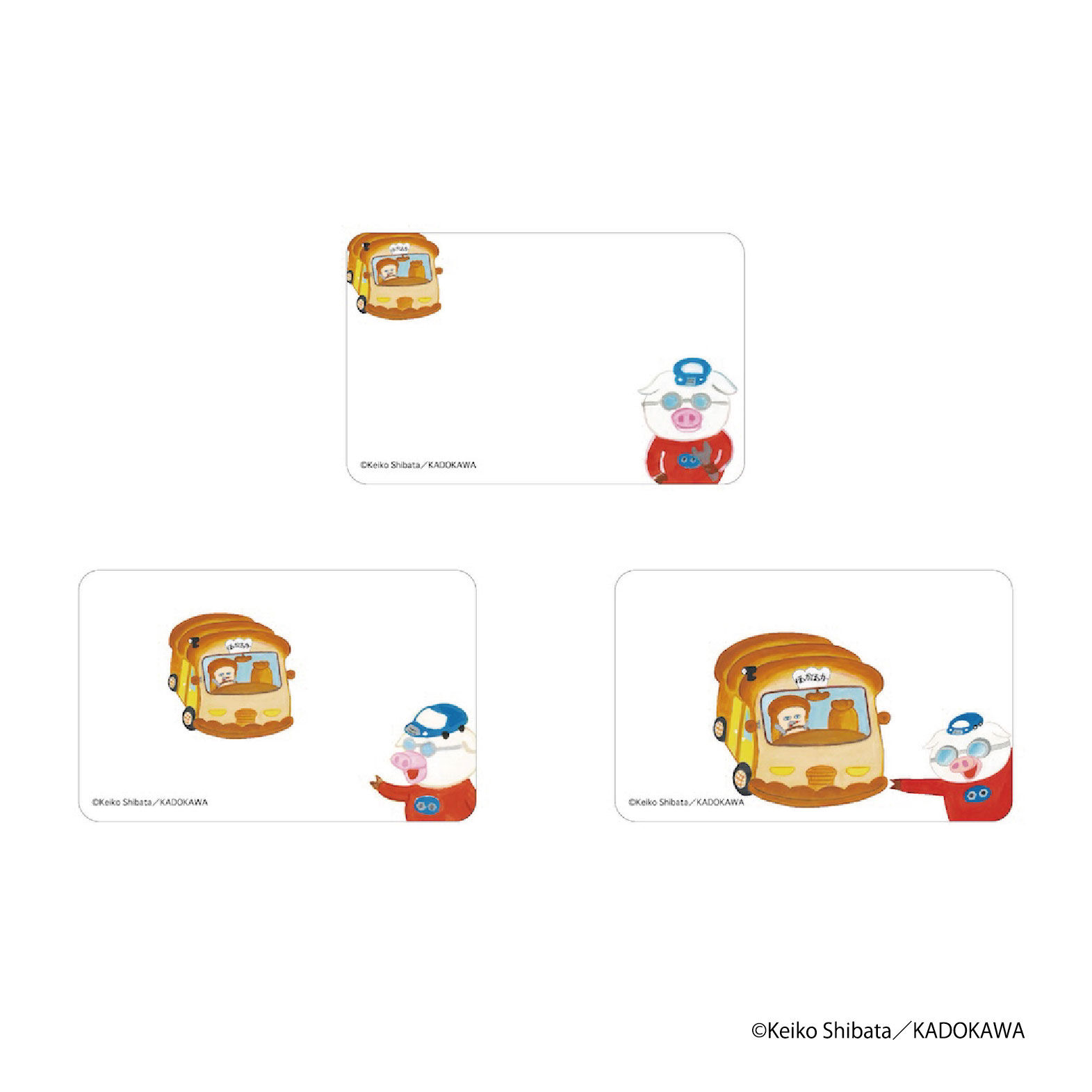 BACKYARD FAMILY「パンどろぼう グッズ 通販 ぱんどろぼう 柴田ケイコ クリアカード まじかる百貨店クリアカード」|フィギュア・ホビー|その他1