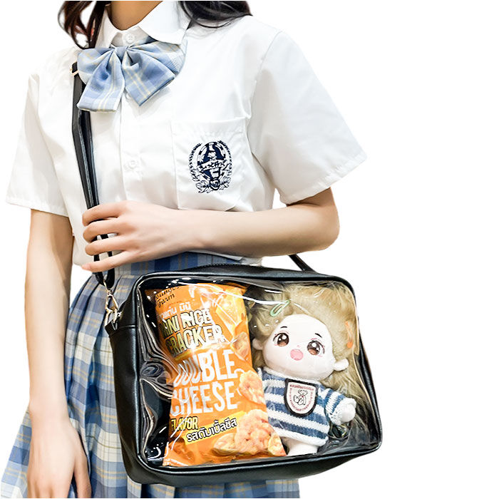 BACKYARD FAMILY「痛バッグ ショルダーバッグ 推し活 大容量 通販 痛バ 推し活バッグ 痛ショルダー ビニールバッグ」|ショルダー・メッセンジャー|