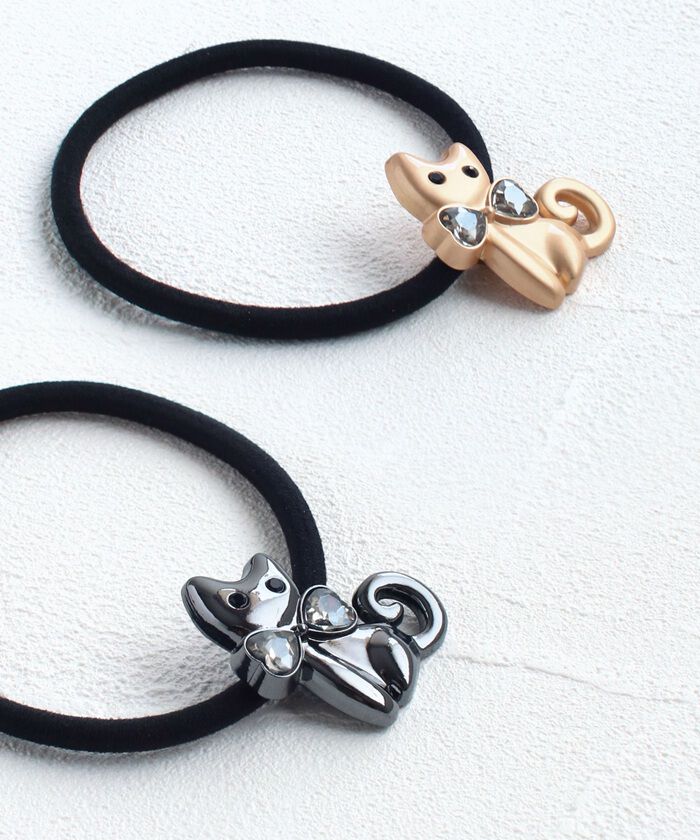 BACKYARD FAMILY「Rora ヘアゴム キッズ 通販 ミャウ 髪ゴム 髪飾り 髪どめ 髪留め ヘアアクセサリー 子供」|その他|