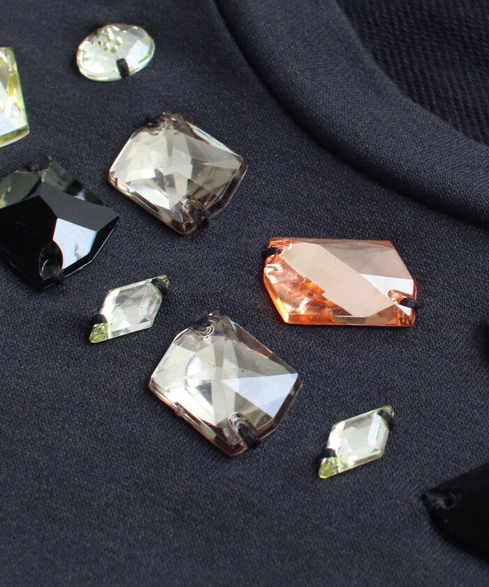 BACKYARD FAMILY「Rora ワンピース 通販 ダリア ストーンワンピース 子供服 キッズワンピース 長袖 カジュアル」|その他|