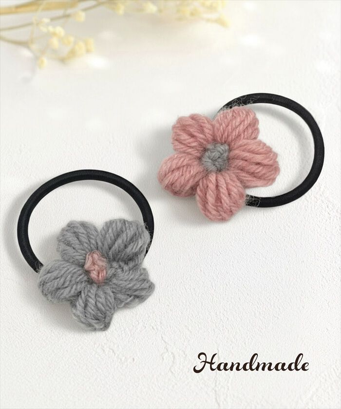 BACKYARD FAMILY「Rora ヘアゴム キッズ 通販 ブルーム ニット 髪ゴム 髪飾り 髪どめ 髪留め」|その他|