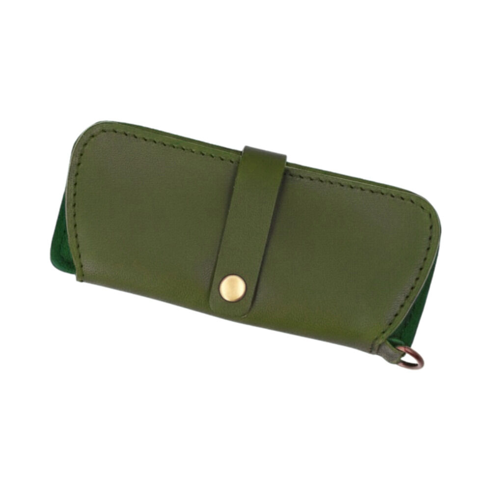 BACKYARD FAMILY「メガネケース 革 日本製 通販 眼鏡ケース めがねケース 栃木レザー メガネ入れ グラスケース」|その他|グリーン1