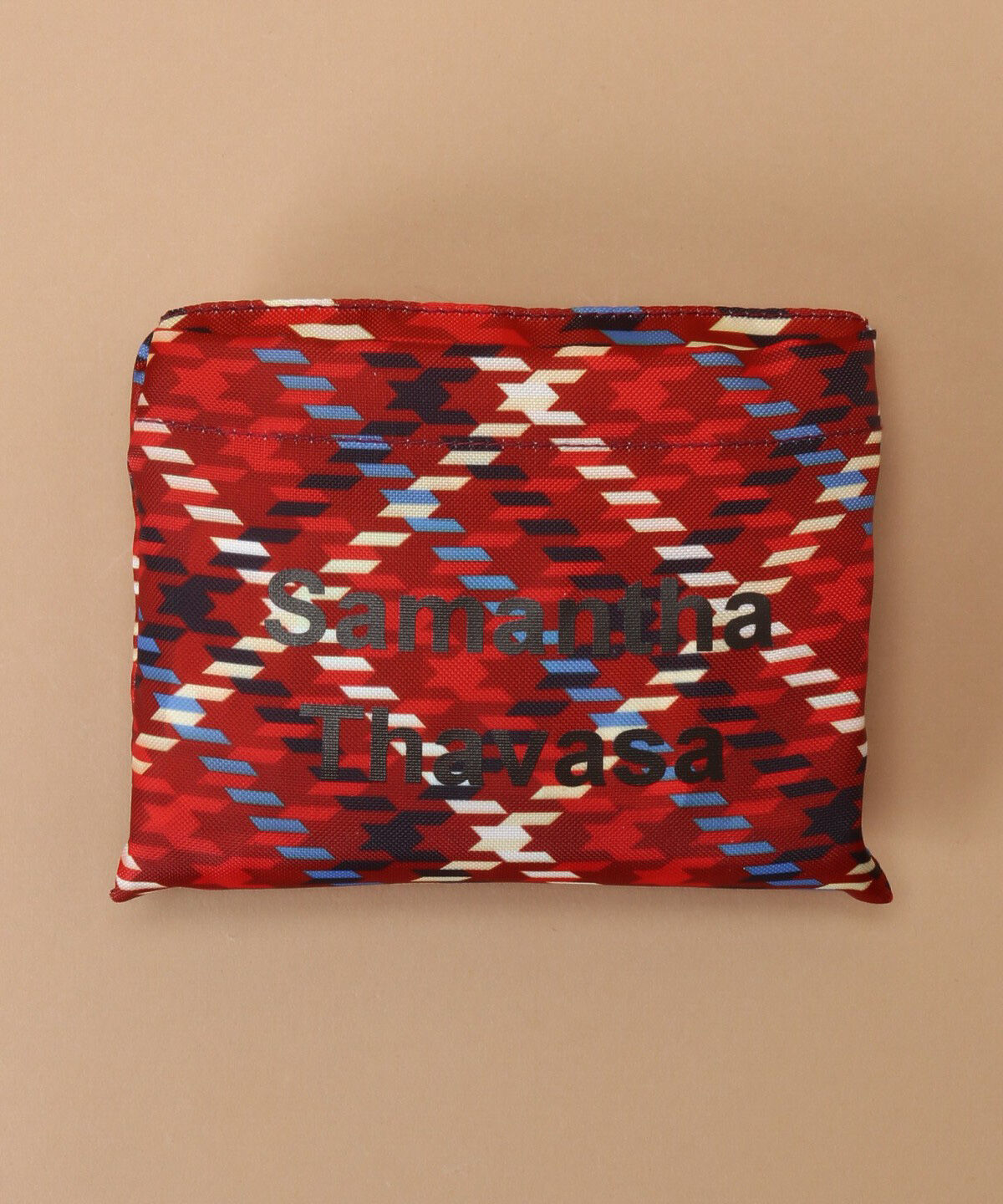 Samantha Thavasa「チェック柄エコバッグ 大サイズ」|その他|