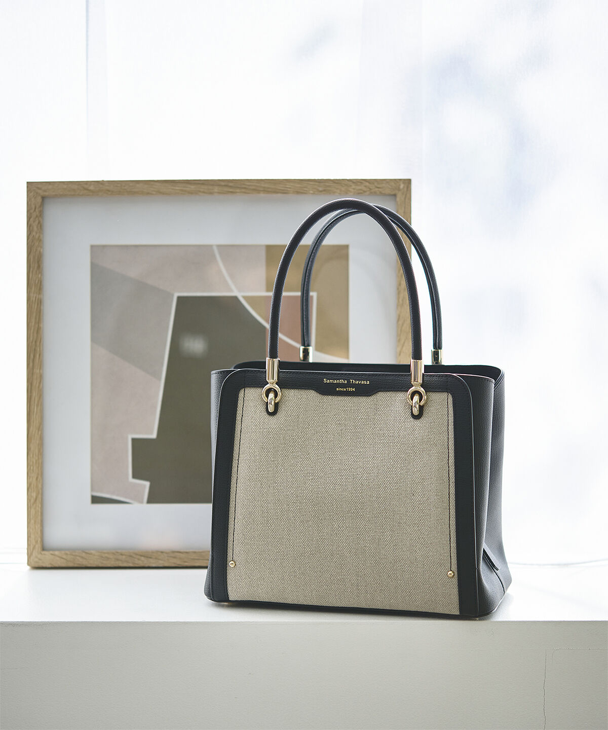 Samantha Thavasa「アベクトワ リネントートバッグ」|トートバッグ|