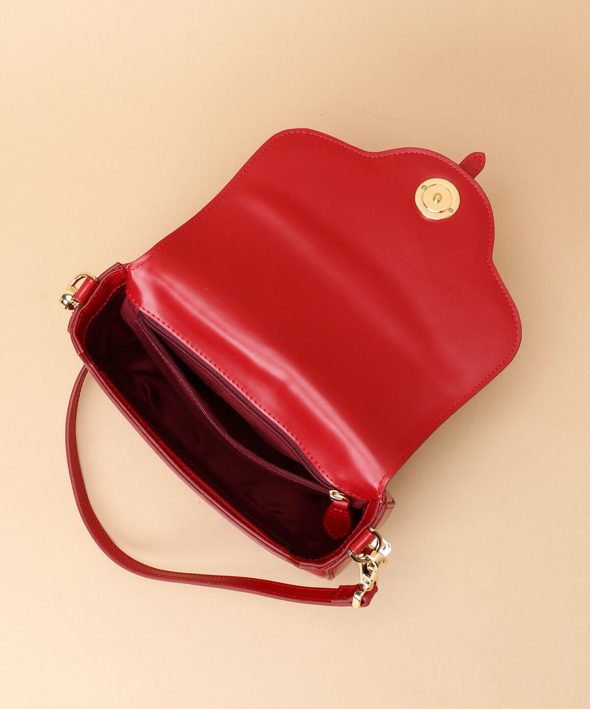 Samantha Thavasa「フラグメントケース付きフラワーカット ショルダーバッグ」|ショルダー・メッセンジャー|