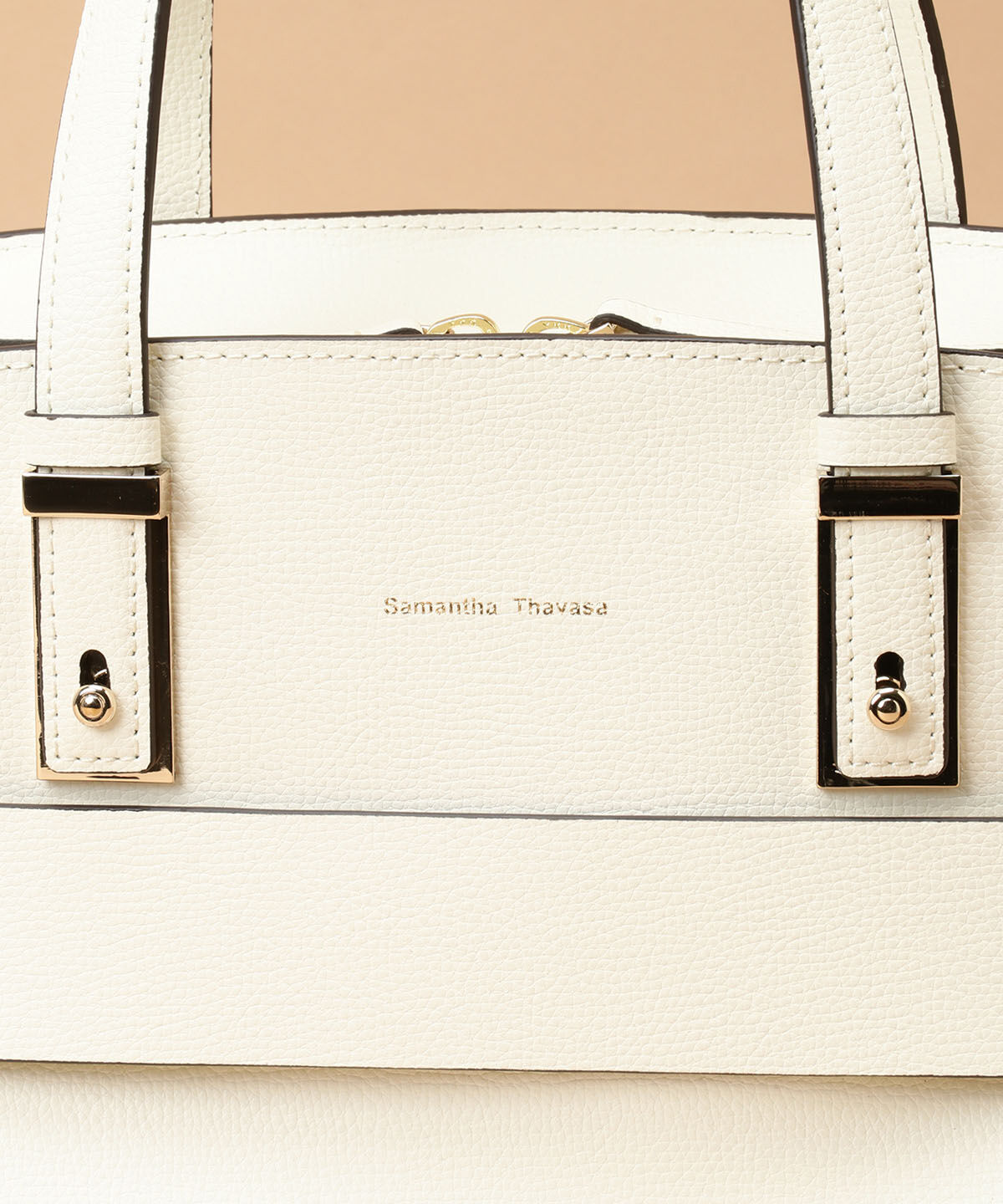 Samantha Thavasa「フロントベルトデザイン ハンドバッグ」|ハンドバッグ|
