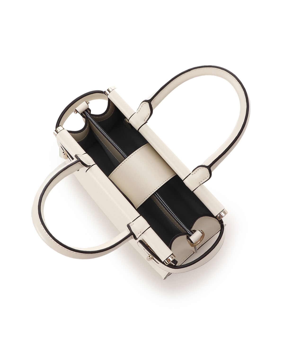 Samantha Thavasa「ゴールド金具スプリットレザーハンドバッグ」|ハンドバッグ|