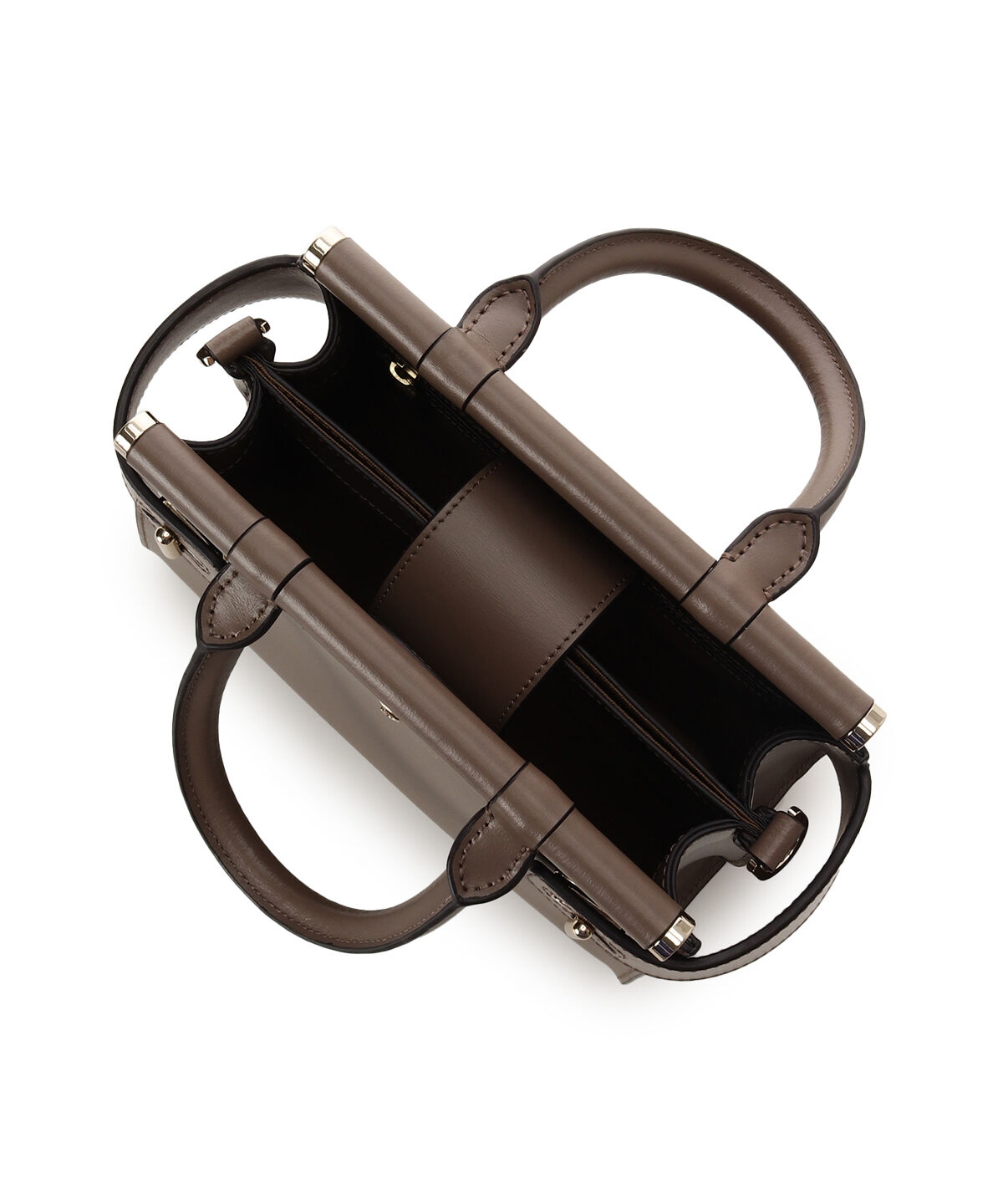 Samantha Thavasa「ゴールド金具スプリットレザーハンドバッグ」|ハンドバッグ|