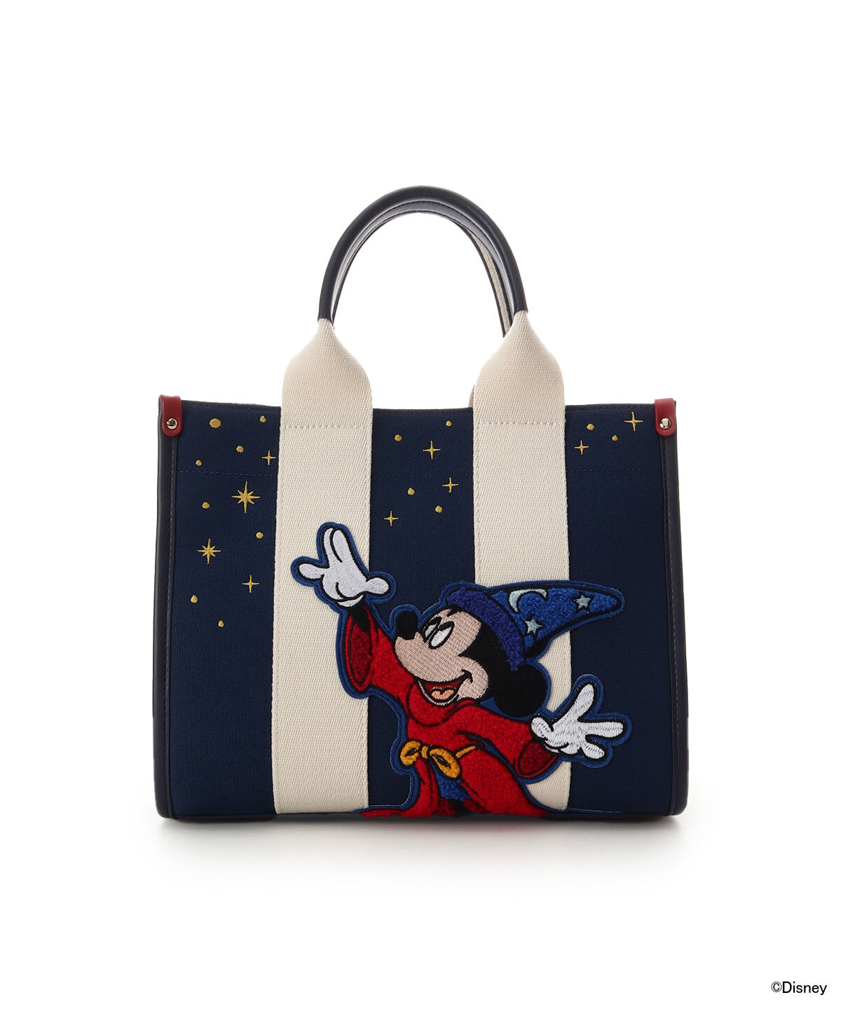 Samantha Thavasa「『ファンタジア』コレクション トートバッグ「ミッキー」」|トートバッグ|ネイビー