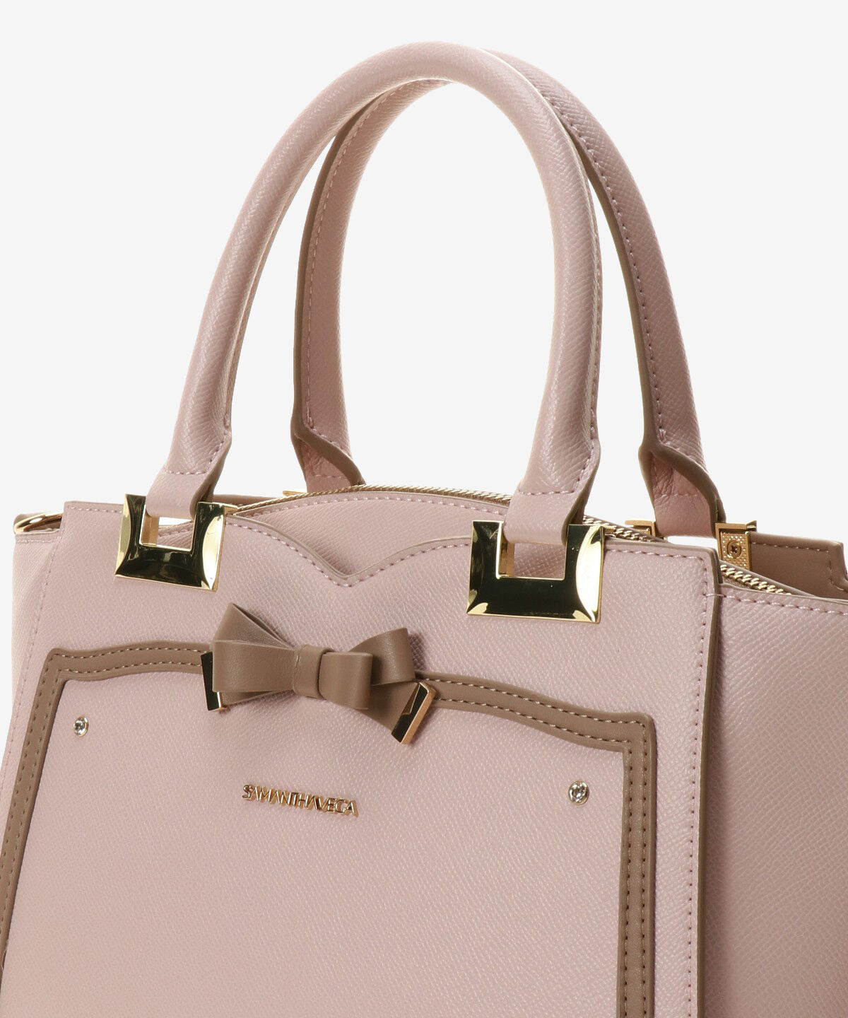 Samantha Vega「ソリッドリボントートバッグ」|ハンドバッグ|