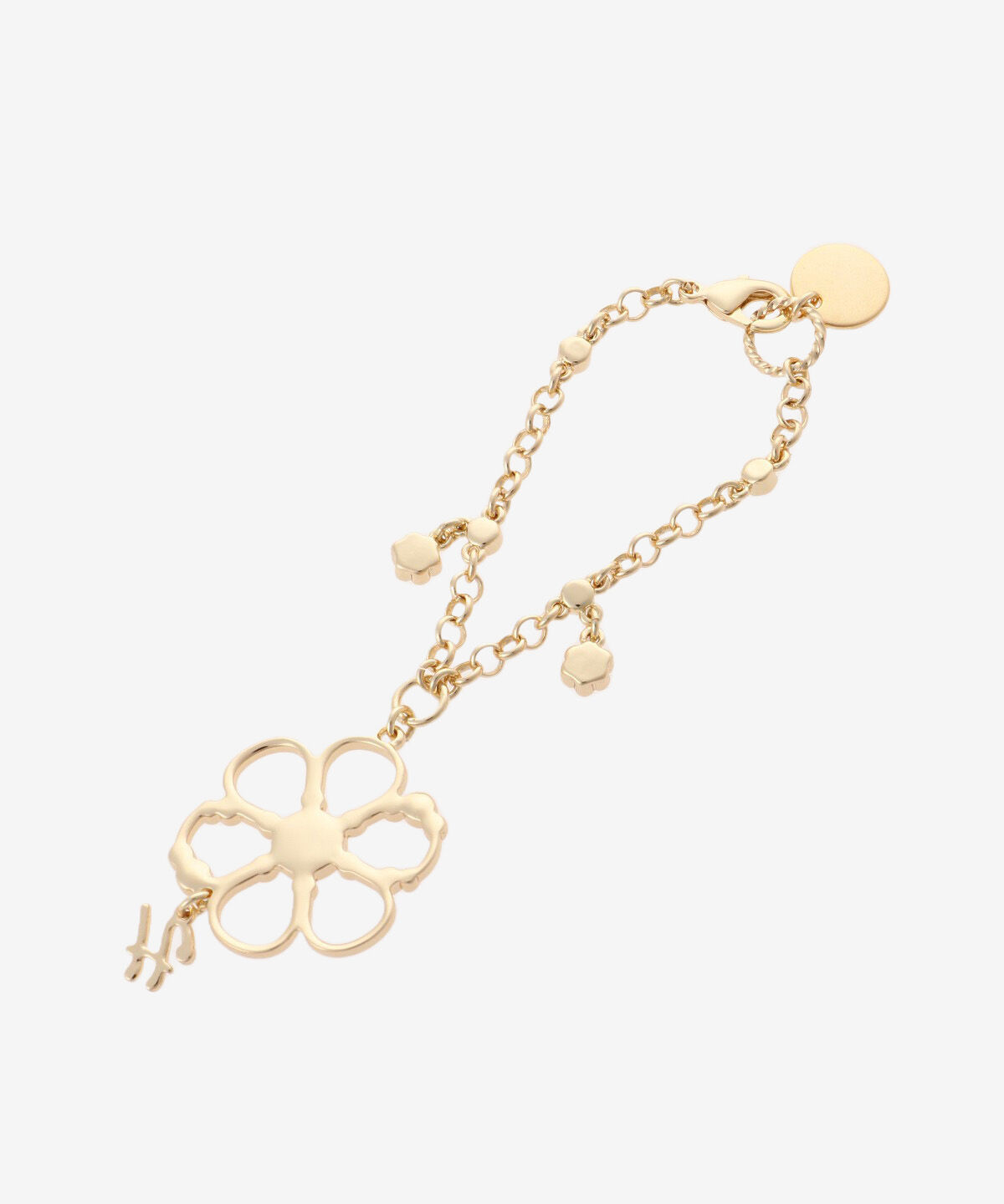 Samantha Vega「フラワービジューイニシャルチャーム(H)」|チャーム・キーホルダー|