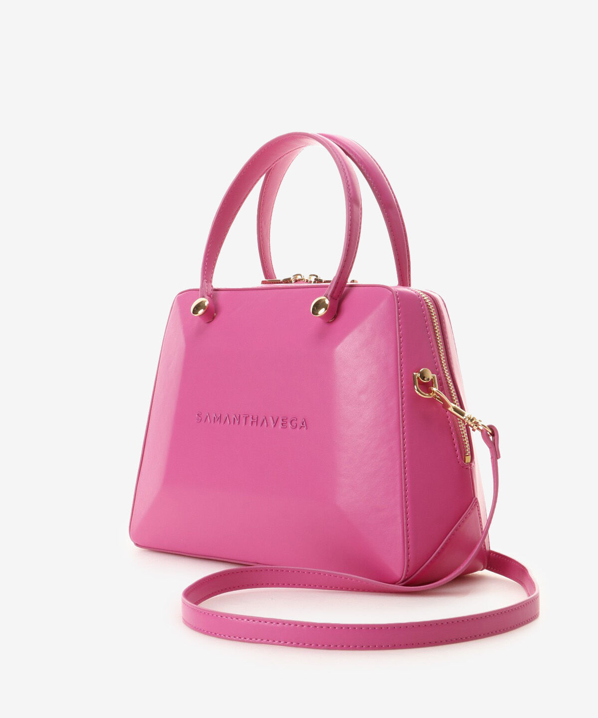 Samantha Vega「スクエアストーントートバッグ」|ハンドバッグ|