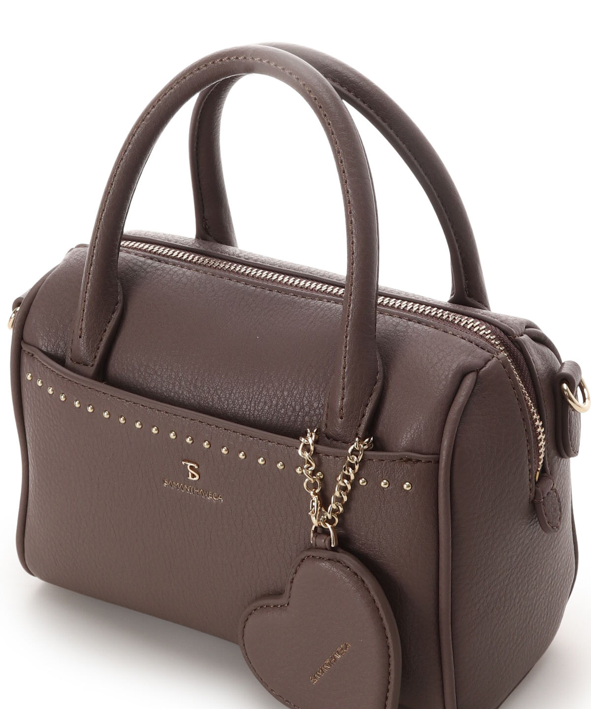 Samantha Vega「スタンダードキュートスタッズミニボストンバッグ」|ショルダー・メッセンジャー|