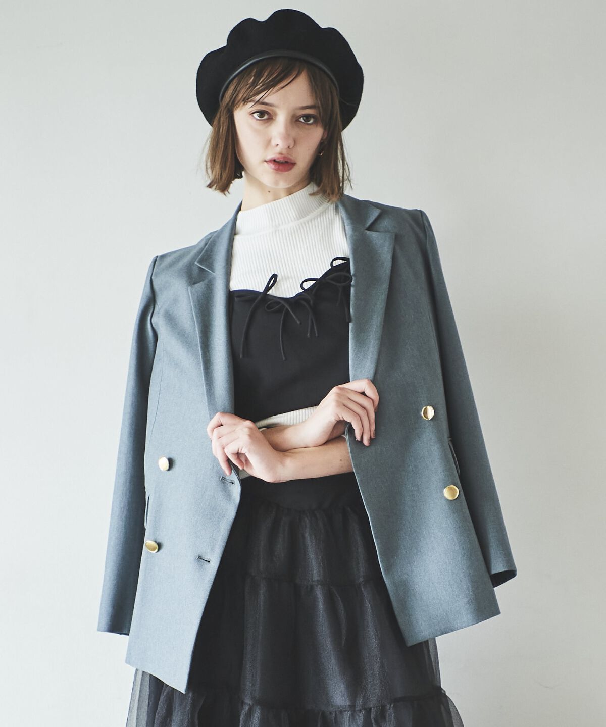 アンドクチュール「ダブルジャケット」|テーラードジャケット|