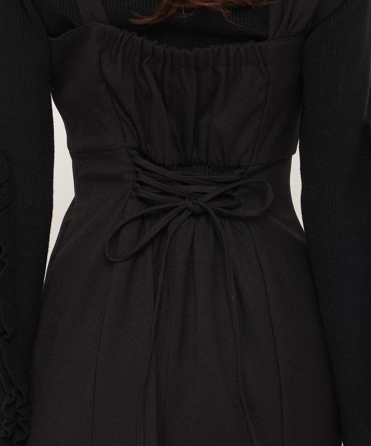 アンドクチュール「アシメショルダーリボンワンピース」|ワンピース|