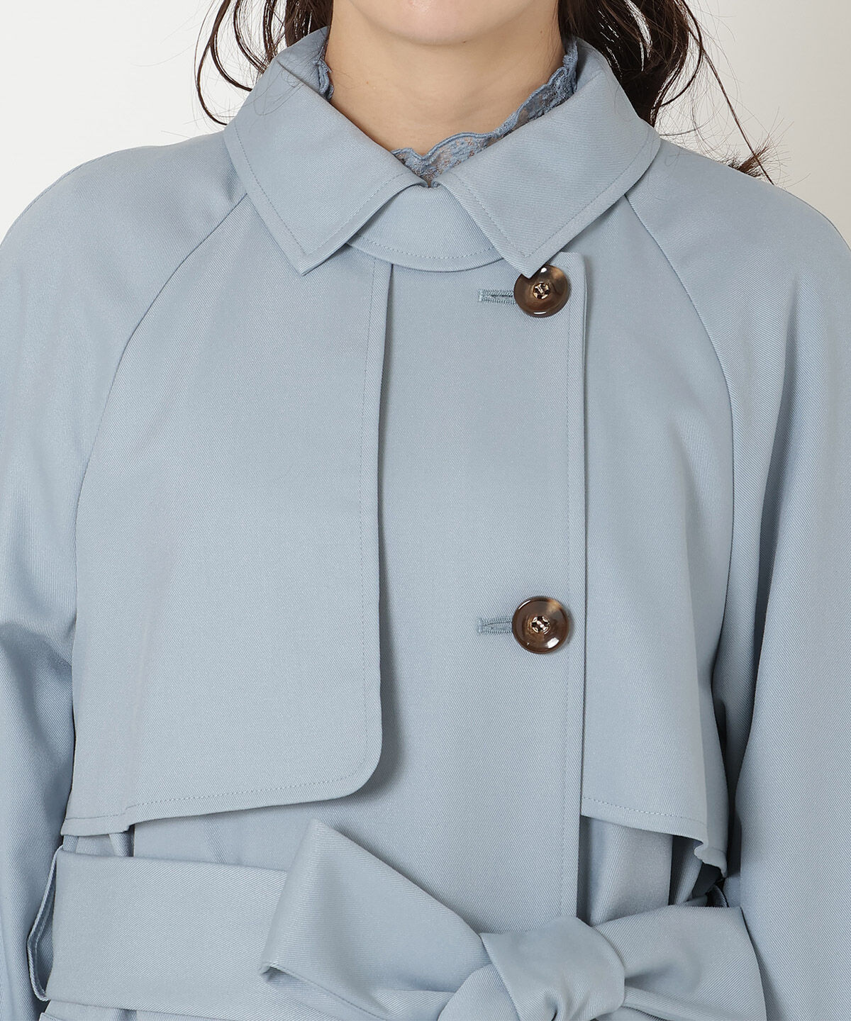 REDYAZEL「スタンドカラートレンチコート」|トレンチコート|