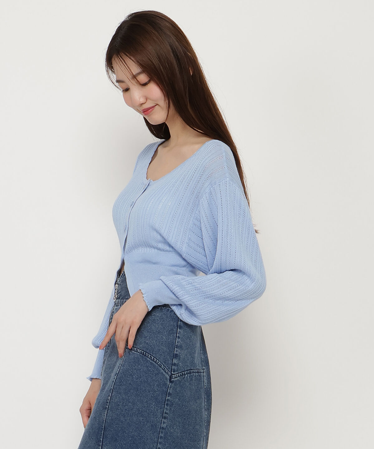 REDYAZEL「クロシェカーディガン」|カーディガン|