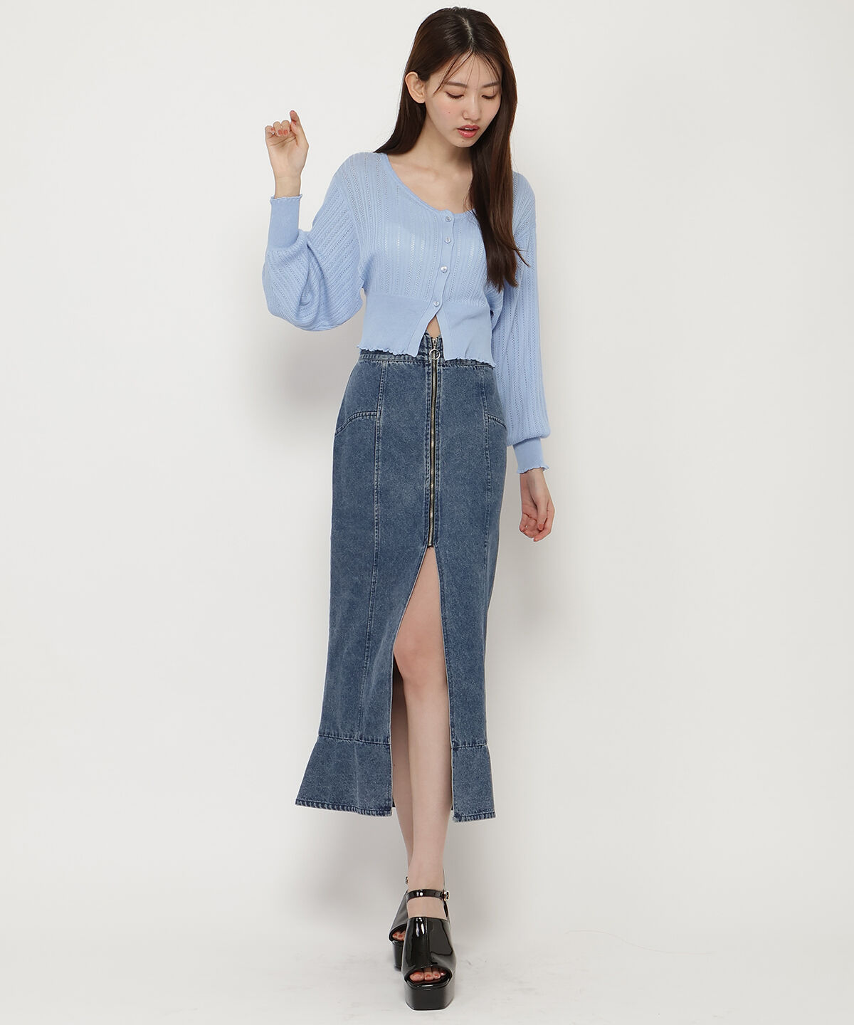 REDYAZEL「クロシェカーディガン」|カーディガン|