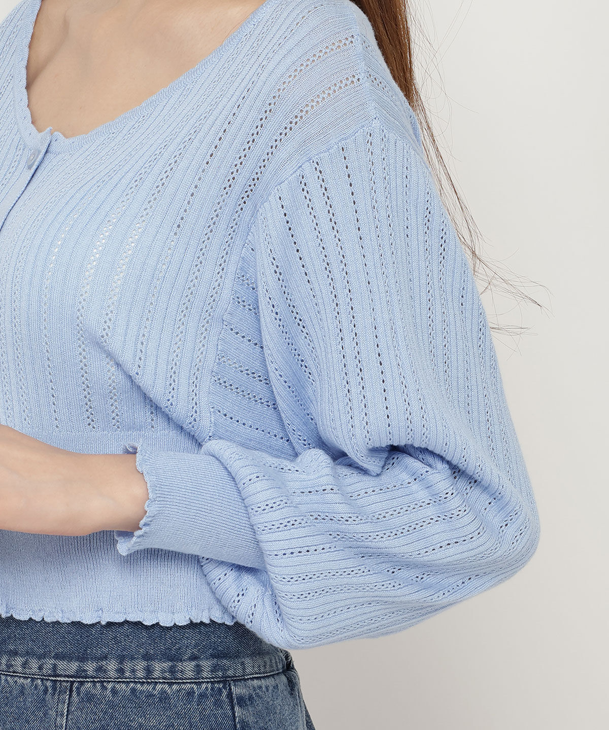 REDYAZEL「クロシェカーディガン」|カーディガン|