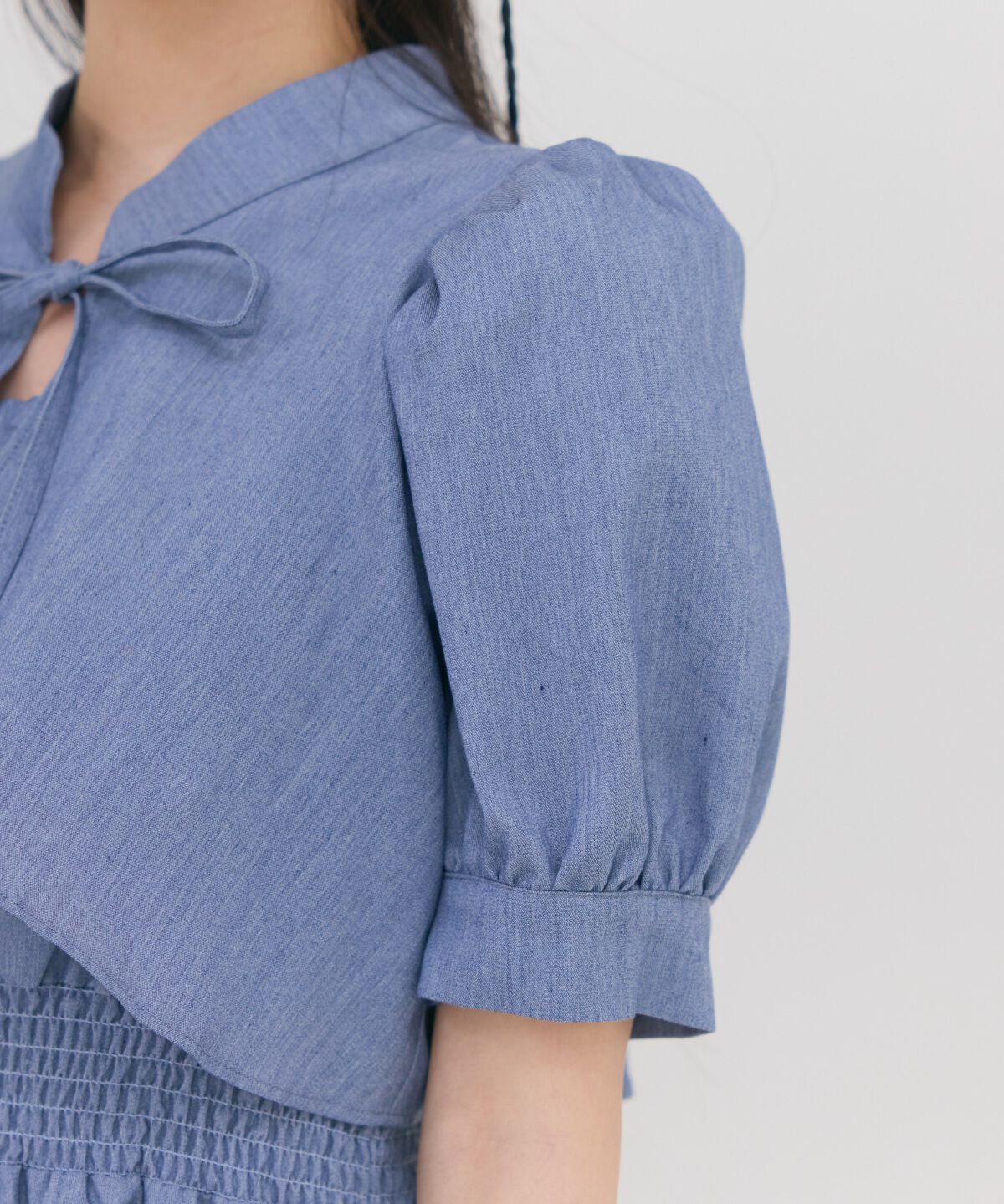 REDYAZEL「ボレロレイヤード風ティアードワンピース」|ワンピース|