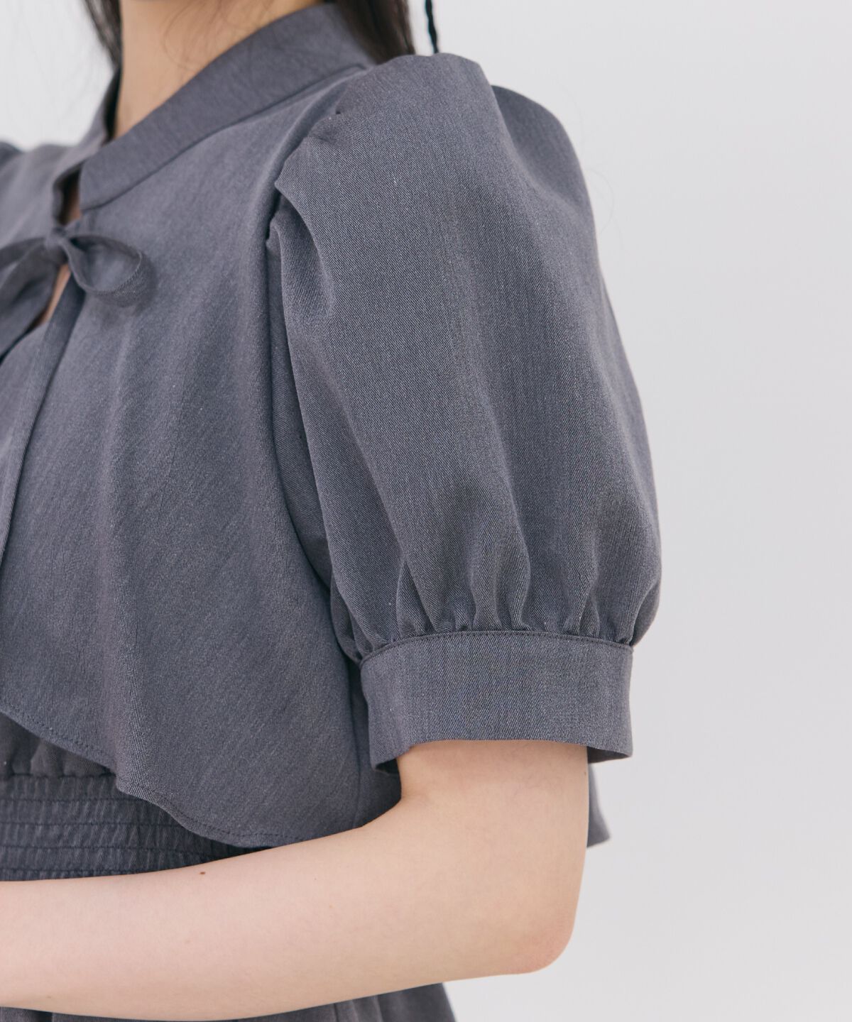 REDYAZEL「ボレロレイヤード風ティアードワンピース」|ワンピース|