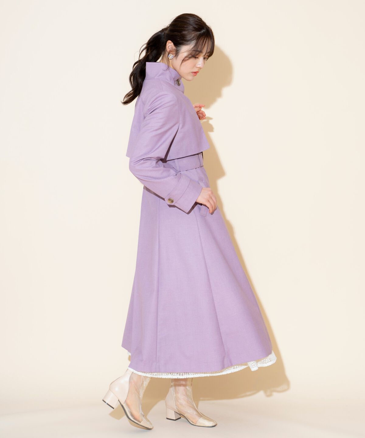 WILLSELECTION「スタンドカラーシングルトレンチコート」|トレンチコート|